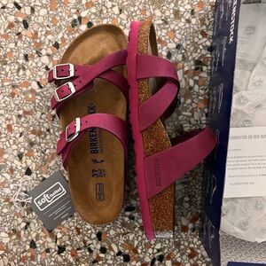 New Franca Birkenstock Sandal, pink/fuchsia
